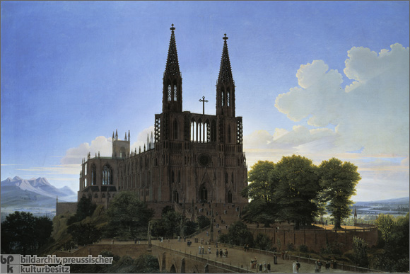 Karl Friedrich Schinkel, <I>Gothic Cathedral</i> (1811)
